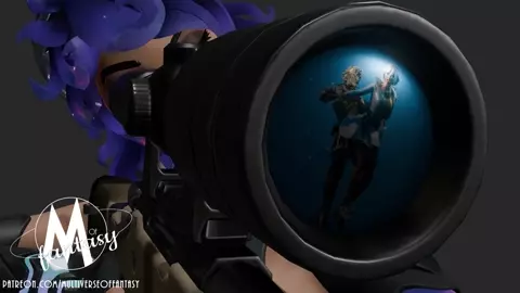 Artemis Peeping on the Hunt