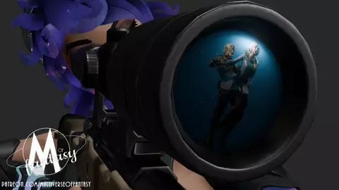 Artemis Peeping on the Hunt