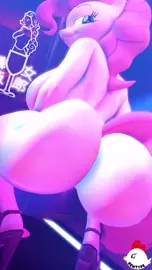 Twerking to the music