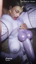 Futa Widowmaker Farting During Rimjob (Fart edit by Wceen)