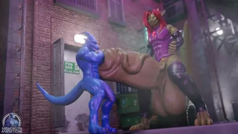 Hungry Pleasure, Dragon Vs Spaz (Cock Vore)