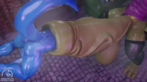 Hungry Pleasure, Dragon Vs Spaz (Cock Vore)