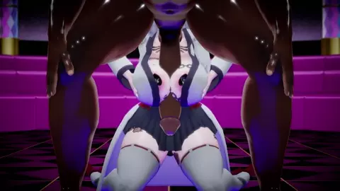 【MMD Azur Lane】IJN Shokaku Gokurakujodo BBC.Ver【AnalFuck&BBC】