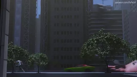 Giantess Tracer in City [Animation]