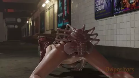 Claire Encounters Alien Monsters