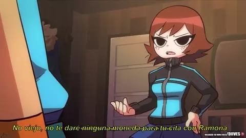 Scott pilgrim defeats Kim into a fuck battle(Sub Español)