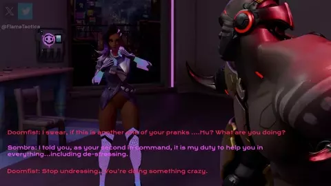 Cheering Up The Boss | Sombra & Doomfist | [FLAMA]