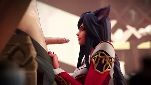 Ahri Blowjob [Nuttycravat] [4K]