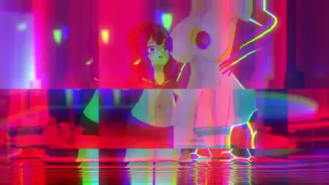 Goat-chan gets fucked by a big android penis