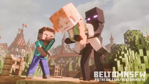 STEVE ADVENTURES : ENDERMAN X ALEX