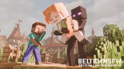 STEVE ADVENTURES : ENDERMAN X ALEX