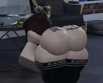 Robloxian bending over
