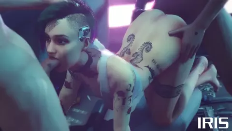 Judy Alvarez Gets Spitroasted [IrisNSFW]