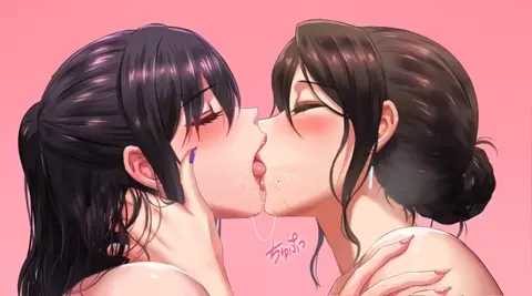 Miyu & Eriko Tongue Kissing [Loop]