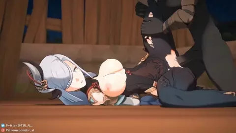 Shenhe x Hilichurl Side Fuck [Tir_Al]