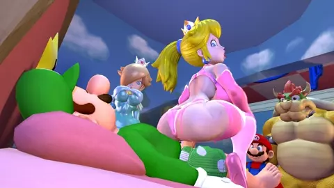 Peach riding