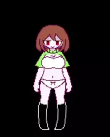 pixel undertale chara