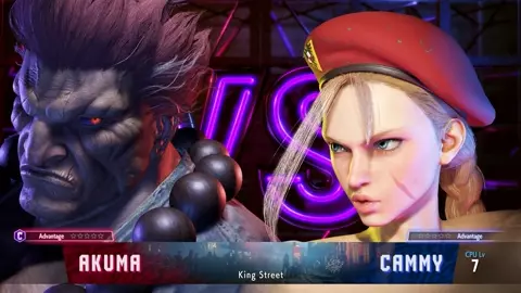Akuma gives the Street Fighter ladies a taste of defeat.