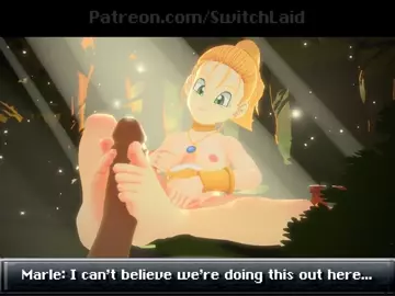 Marle Footjob - Chrono Trigger