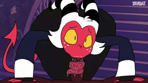 Moxxie blows Imp Cock - SyrupGlaze