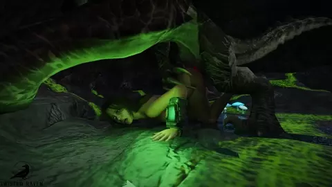 Lucy used as a breeding toy by a deathclaw