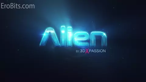 Alien. Sexy Alien Girl Roughly Fucked by Futa Cyborg