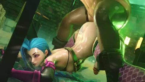 Zeri fucking Jinx Futanari