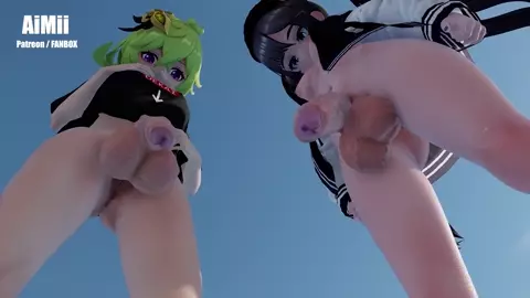 Futanari Farm - Collei & Mona