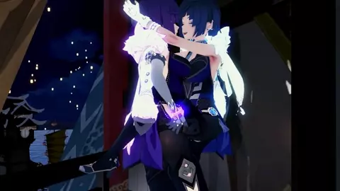 Yelan (Hydro) x Yelan (Electro) Kiss [No Audio]