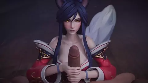 Ahri handjob