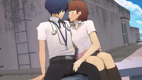 Makoto & Yukari Date on Rooftop (No Sound)