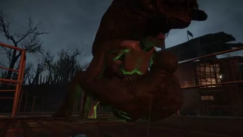 Eve's mutant hound threesome.