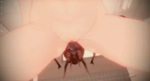 Hatsune Miku Hentai Insect Nude Doggystle Creampie Birth MMD 3D Blue Hair