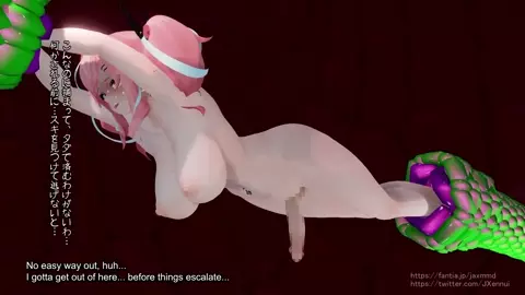 [Subtitled] Futanari Bremerton Tug Of War (JaxMMD)