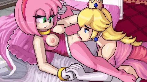 Peach Licking Amy's Pussy