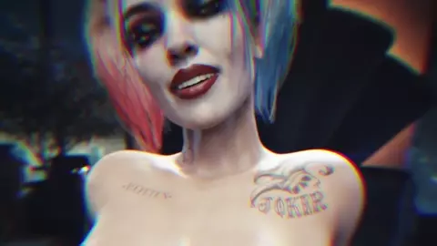 HARLEY QUINN (FUTA) AND HER BITCH CATWOMAN - PMV