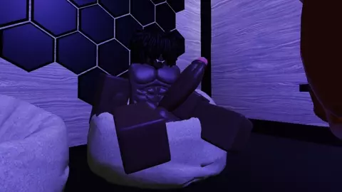 roblox femboy with fat ass grinds on black cock