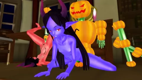 Night Of The Cursed Fucking Pumpkin Upscaled by Ughqwe Made by Devilmetal17