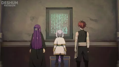 Frieren found the Grimoire!