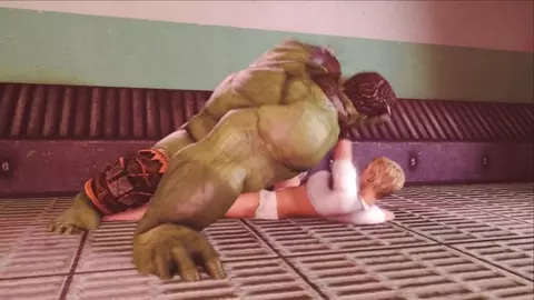Cassie Cage vs. Hulk: Cassie pulveriza las Bolas de Hulk [Cosmic Brutality]