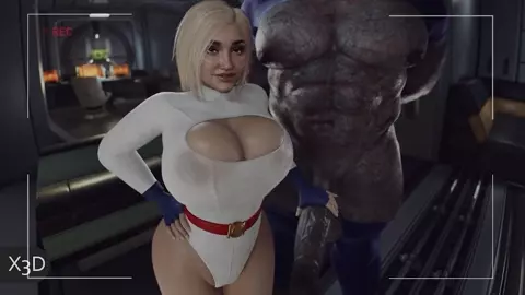 Power Girl X Darkseid [X3D] w/ added Darkseid voice