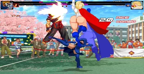 [HENTAI MUGEN] Brian Battler and Kim Dong Hwan meets Power Girl and Raven