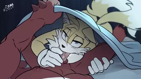 Tails blowjob Knuckles