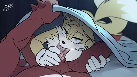 Tails blowjob Knuckles