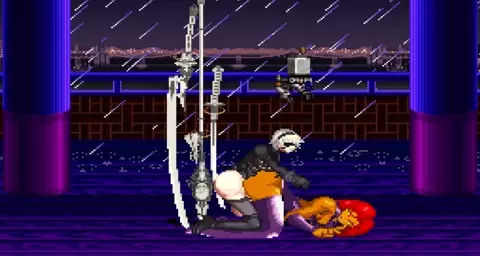 [HENTAI MUGEN] Futa 2b Showcase