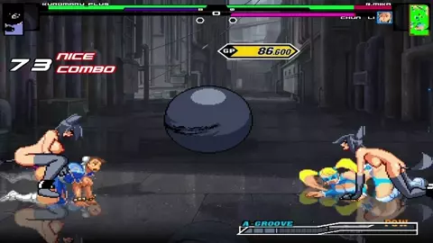 Kuromaru inu dogs X Chun-Li & Rainbow Mika