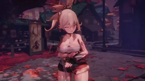 Yoimiya teaching you a lesson (Clutch) [StarryMomoko]4K