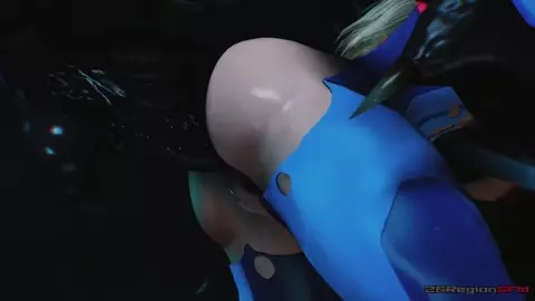Samus Aran being fucked by monsters PMV