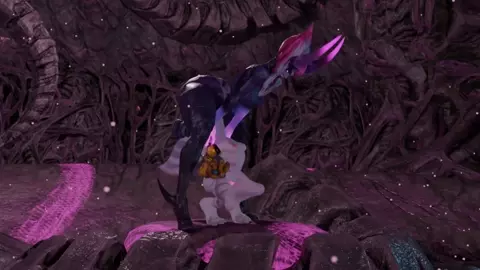 Rivet getting throat fucked by Evelynn