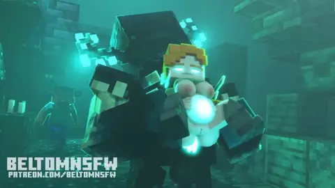 STEVE ADVENTURES : WARDEN X ALEX - Minecraft ANIMATION (BeltomNSFW)